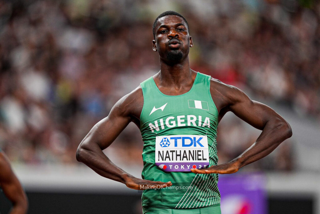 Ezekiel Nathaniel Smashes Nigerian 400m Hurdles Record at Tokyo World Championships