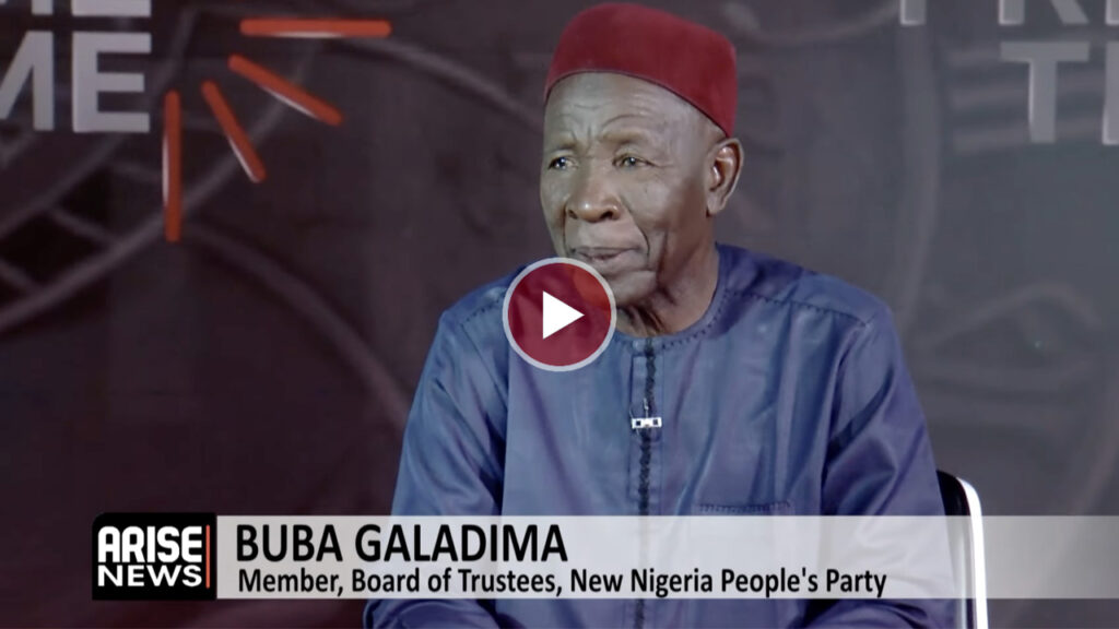 Buba Galadima: Government Has Abdicated Its Duty As Leaders Spend 99% Of Their Time On Politics, Not Security