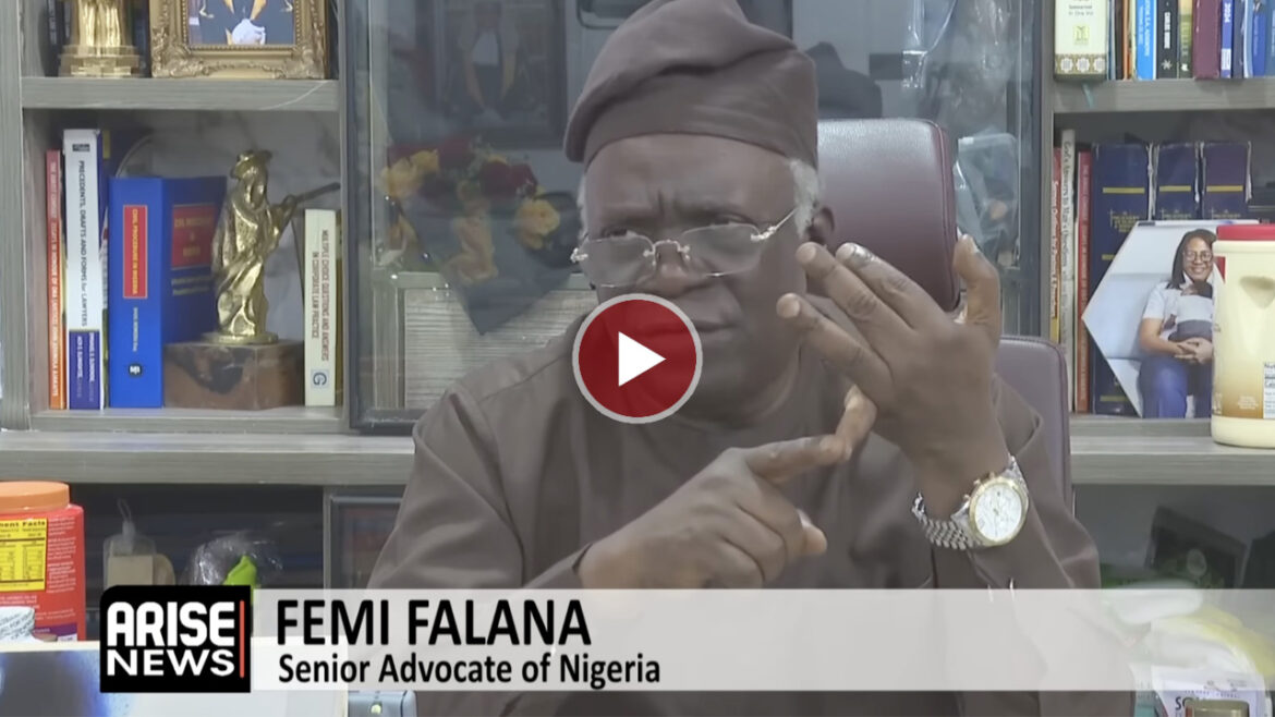 Femi Falana: Constitution Does Not Empower President To Displace State Executives Under Emergency Rule