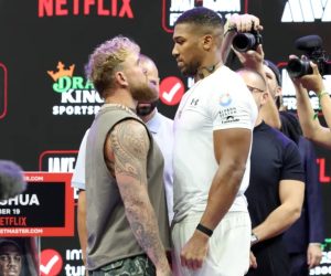 Jake Paul and Anthony Joshua