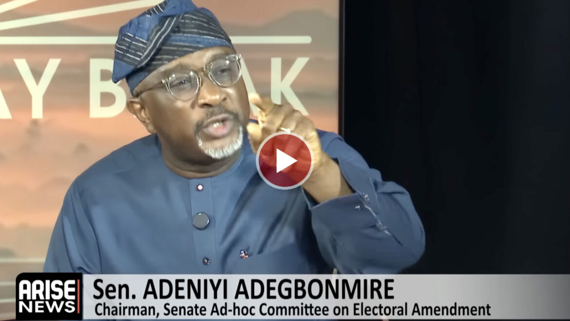Adeniyi Adegbonmire: Real-Time Results Transmission Is Not E-Voting