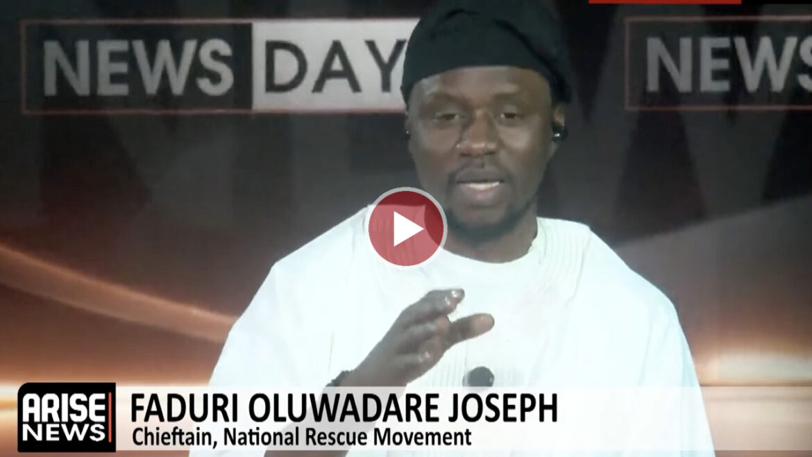 Faduri Joseph: Corruption, Mismanagement Of Public Funds Is Why Nigeria Is Where It Is