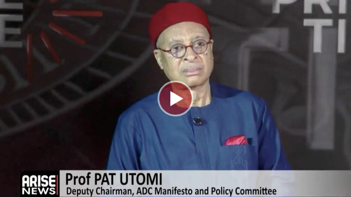 Pat Utomi: Nigerians Are Losing Hope In Democracy, We Must Save Our Country