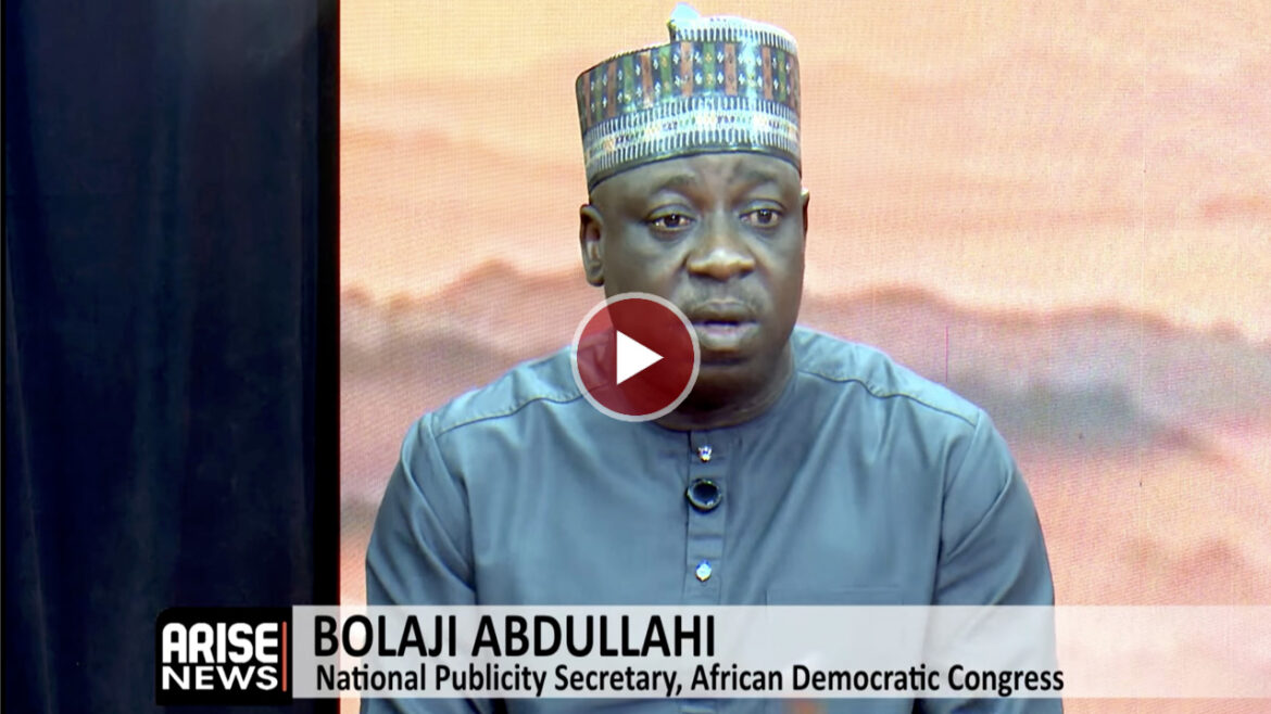 Bolaji Abdullahi: ADC Has Stabilised After Peter Obi And Kwankwaso’s Exit